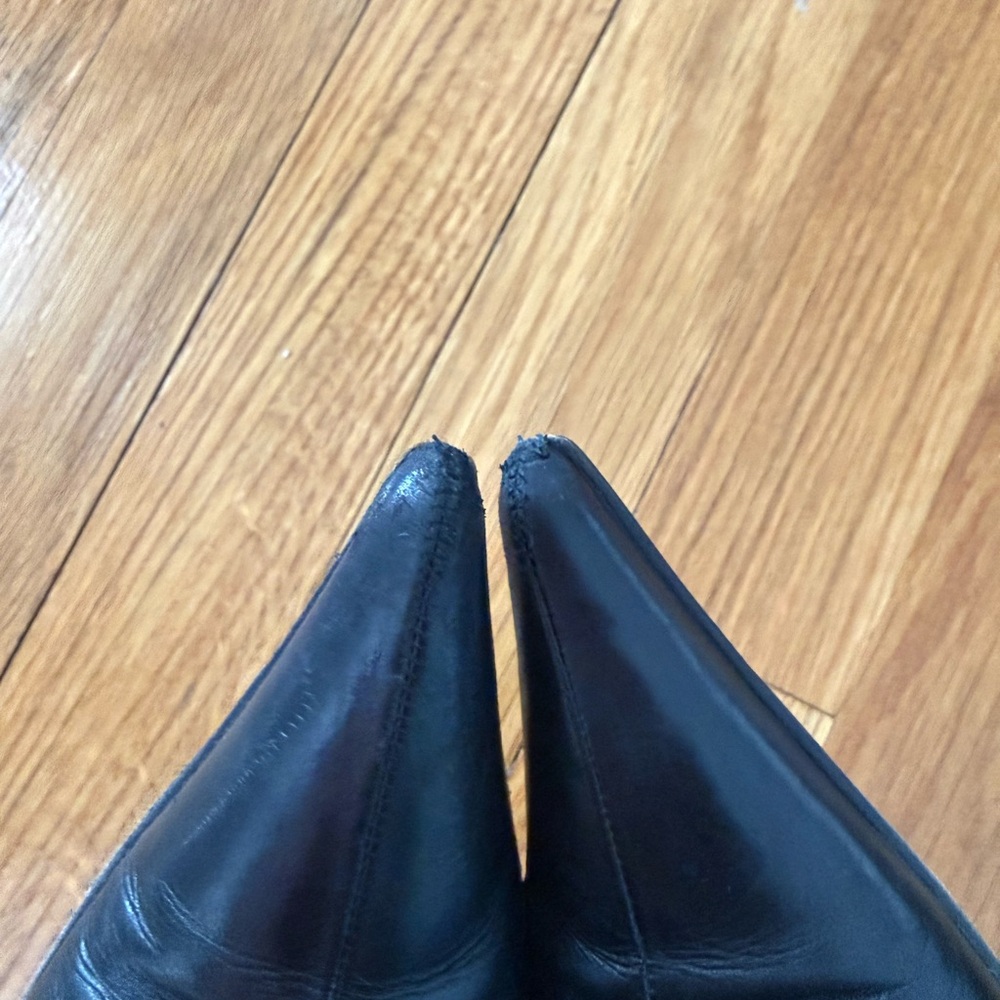 Vintage Charles David Black Heeled Boots - Style “Butane” Size Women’s 8. - Picture 11 of 11